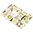 thumbnail image 3 of EREHome Set de 4 Sets de Table Joyeux Nouvel An, Protecteur de Table 12x18 Pouces, 3 of 5