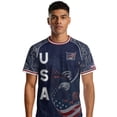 thumbnail image 4 of 2026 New Mens USA Soccer Jersey T-Shirt Printed, United States Jersey Soccer, Crew Neck Short Sleeve Match Day Sweat Resistant Football Training Shirts for Adult(Beige, XL), 4 of 4