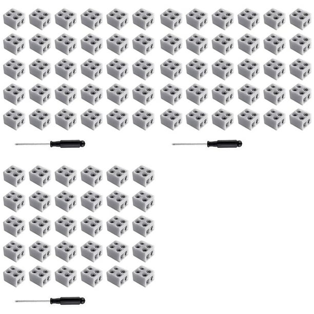 90 Conectores de Tira de Luz LED Sin Soldadura, 2 Pines, 8 mm, Tira A Cable para Cinta de Luz LED de un Solo Color de 5-24 V