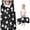 Black Halloween Ghosts, variant on Black Halloween Ghosts Bats and Stars Toddler Nap Mats for Kids Preschool,50"x20" Sleeping Mat Bag or Kids,Toddler Sleeping Bag,Toddler Nap Mat or Daycare