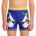 thumbnail image 4 of Odeerbi 3-14 Years Toddler Kids Teen Boys Swim Trunks with Swim Cap Quick Dry Beach Shorts with Pockets Elastic Waist Board Shorts, 4 of 6