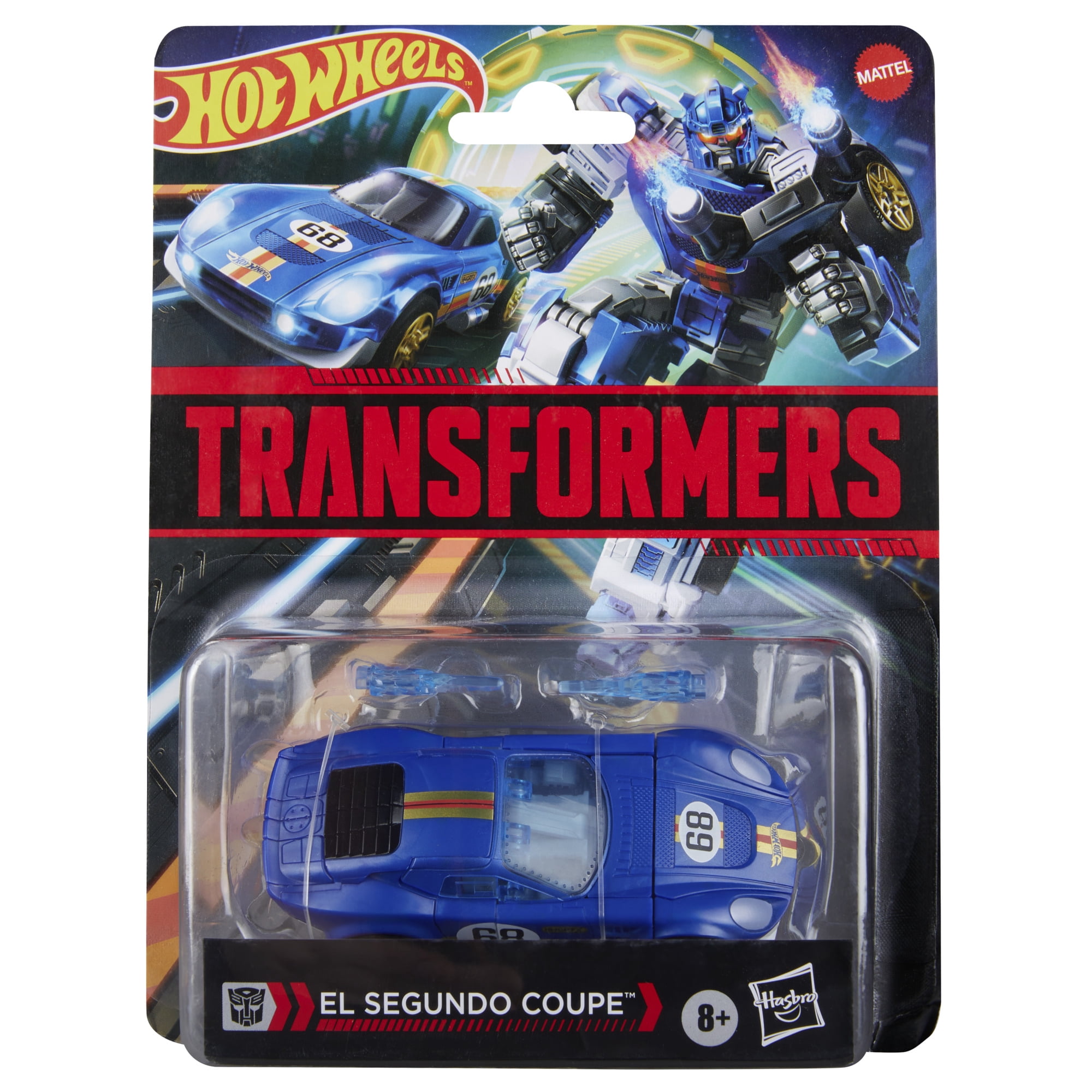 Transformers Toys Hot Wheels® x Transformers 5" El Segundo Coupe Action Figure, 8+