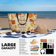thumbnail image 5 of Gaeub Thanksgiving With A Grateful Heart Print Beach Bag,Large Tote Bag,Waterproof Sandproof Women Tote Bag,Pool Bag with Zipper for Gym Grocery Travel, 5 of 7