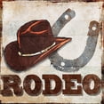 thumbnail image 3 of Villa, Milli 20x20 Black Modern Framed Museum Art Print Titled - Rodeo, 3 of 5