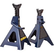 BIG RED 3 Ton (6,000 LB) Steel Jack Stands - 2 Pack, Extended Height 14" To 20.5", Black