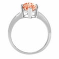 thumbnail image 2 of 2.5 ct Marquise Cut Simulated Red Diamond Solitaire 14K White Gold Womens Engagement Ring, 2 of 3