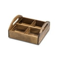 thumbnail image 1 of Bandeja para aperitivos Kalmar Home, madera de acacia, 4 compartimentos con asas, 1 of 4