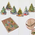 thumbnail image 4 of Christmas Tree Decorative Wooden Clip-on Ornaments Set of 6 by G. Debrekht - Christmas Decor - 8090044C-S6, 4 of 10