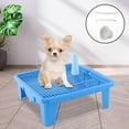 thumbnail image 6 of DOLITY Mesh Grates Pet Training Toilet Potty and Drain for Dogs Convenient Pet Training Blue, 6 of 8