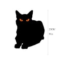 thumbnail image 2 of Mom's Best Letrero de Halloween de gato negro para jardín, de metal, 2 of 2