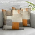 thumbnail image 3 of ARISTURING  Beige and Grey Throw Pillow Covers Modern Abstract Painting Decorative Pillow Cases Home Decor Standard Square Pillowcases, 3 of 5