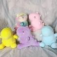 thumbnail image 5 of Peluche de dinosaurio de algodón para niños, juguete de felpa Ultra suave de 25 a 60CM, Kawaii, Peluche de animales, almohada, decoración de fiesta, regalo, 5 of 5