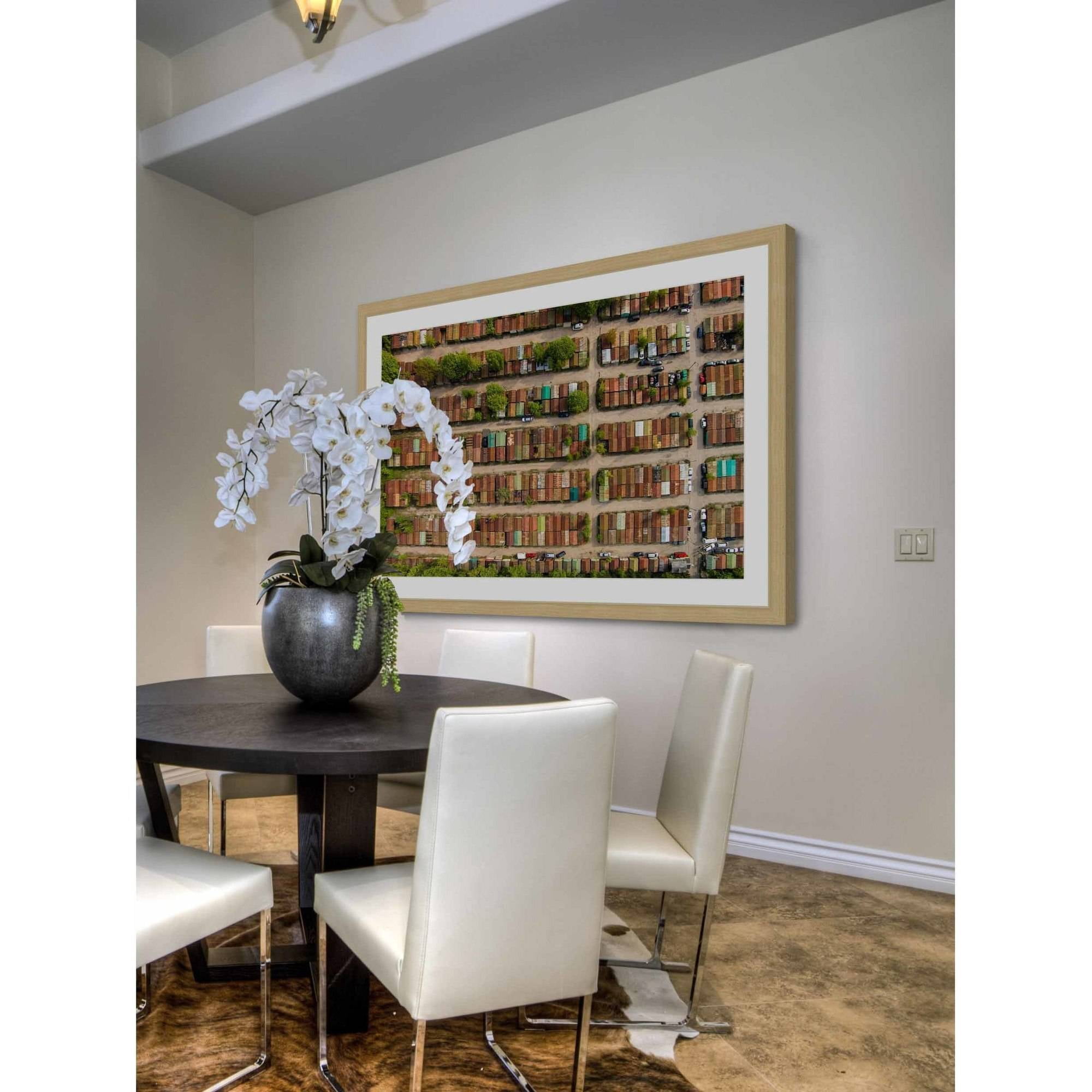 Marmont Hill "Bo x cars" By Karolis Janulis Framed Painting Art Print, 18.0" x 1.5"