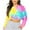 Z3-Hot Pink, variant on Karight Womens Cropped Hoodie Ladies Long Sleeve Crop Tops Floral Printed Hoodies Hooded Pullover Sweatshirts