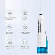 Hangsun Water Flosser Cordless Oral Irrigator Rechargeable Dental Water Jet HOC700 for Teeth Braces with 300ML Water Tank and 4 Jet Tips for Travel & Home Use