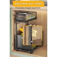 thumbnail image 3 of Storvive 2-Tier Adjustable Height Pull Out Under Sink Organizer, with Sliding Drawer for Kitchen and Bathroom, 3 of 8