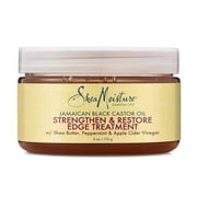 Shea Moisture Jamaican Black Castor Oil, Hair Strengthen and Restore Edge Treatment, 4 Oz, 6 Pack