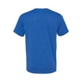thumbnail image 3 of Bella-Canvas C3415 Unisex Short Sleeve V-Neck T-Shirt - True Royal Triblend- Small, 3 of 3