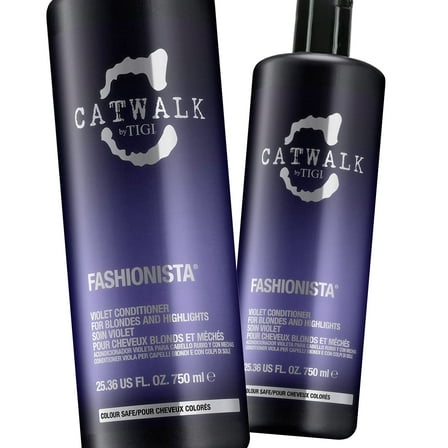Tigi Catwalk Fashionista Violet Conditioner for Unisex, 25.36 oz - Pack of 2