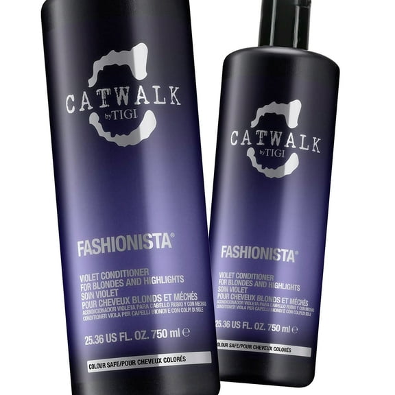 Tigi Catwalk Fashionista Violet Conditioner for Unisex, 25.36 oz - Pack of 2