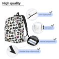 thumbnail image 3 of Easygdp Cool Camera for Durable Canvas Laptop Backpack - Adjustable Shoulder Strap, Large Capacity, Fits 15-17in Laptops, for School, Work, Travel-Medium, 3 of 5