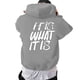 thumbnail image 2 of WILLBEST Sudaderas En Pareja para Hombre, Otoño e Invierno, Moda Informal, Letras Estampadas, Suéter con Capucha De Manga Larga Mediana​​, 2 of 7
