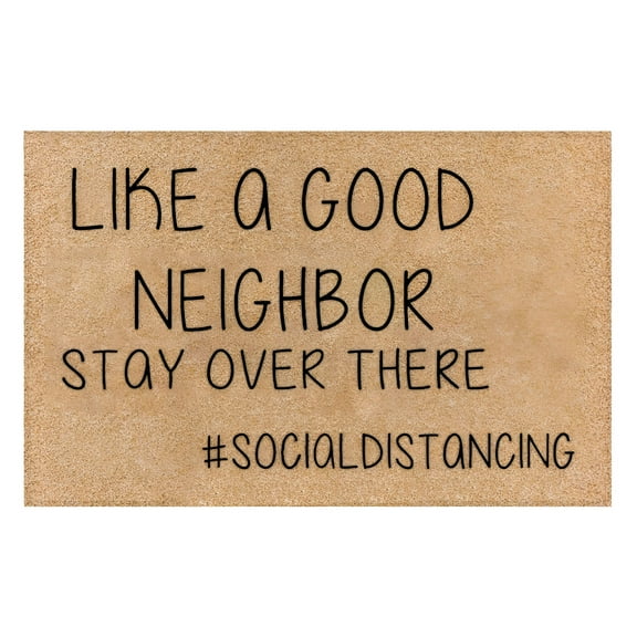 DERONA Letter Door Mats Outdoor Waterproof Garage Absorbent Rug Rubber Front Porch Decor Dog Mat for Muddy Paws Hello Rugs Outdoor Door Mats for Outside Entry Durable Entrance House Decorations