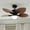 Brown, variant on Uforic 44 Inch Tropical Coastal Ceiling Fans with Lights and Remote Control, 5 Palm Leaf Blades for Living Room,Bedroom - Brown