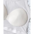 thumbnail image 6 of Tank Tops with Built in Bras Athletic Tank Tops for Women Ribbed Tank Top Fitness Workout Running Tops White M, 6 of 7