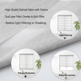 thumbnail image 2 of KALYSIE Cordless Zebra Blinds for Windows, Free-Stop Pull Down Roller Window Shades with Valance, Light Filtering Dual Layers Sheer Shades for Home and Office, Grey, 46"W x 72"H, 2 of 6