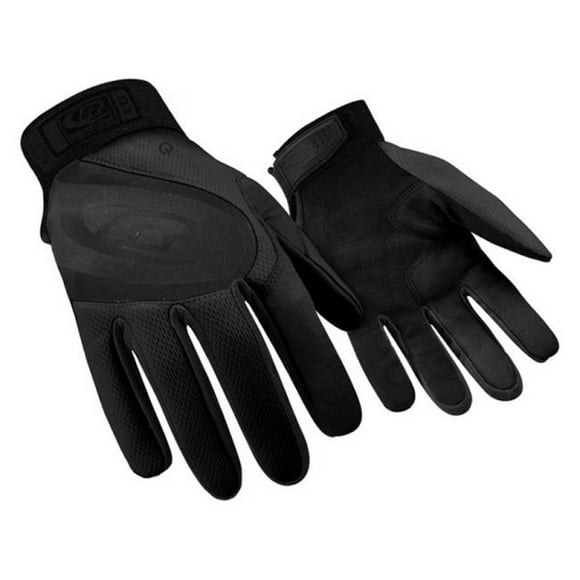 Ringers RIN-133T-10 Turbo Plus Secure Cuff Gloves&#44; Black - Large