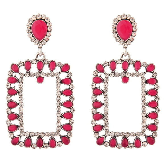 Efulgenz Indian Oxidized Jewellery Antique Jhumka Jhumki Floral Earrings with Ear Support Chain Hair Accessories for Women