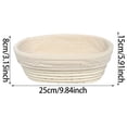 thumbnail image 3 of Proofing Mould Oval 25 Cm Rattan Fermentation Mould Proofing Mould Bread Proofing Mould, 3 of 9