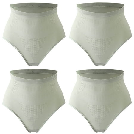 Bigersell Seamless Underwear for Women Thong Clearance Lace Panties Briefs Panty Style P-1739 Polyester Cheeky Panties Bikini Thongs Briefs High Waist Women s Panties Green XL