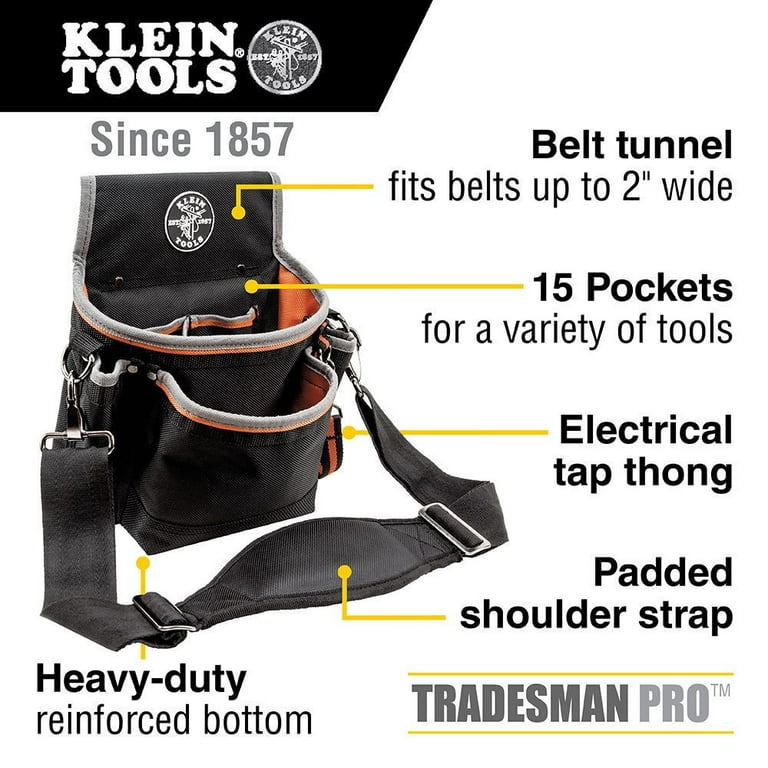 Klein Tools Tradesman Pro 6 Pocket Tool Pouch 