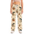 thumbnail image 5 of Kintue Womens Pumpkin Pajamas, Cute Halloween Pajama Pants, Funny Ghost Print Wide Leg Trousers, Comfy Fall Loungewear Bottoms, 5 of 7