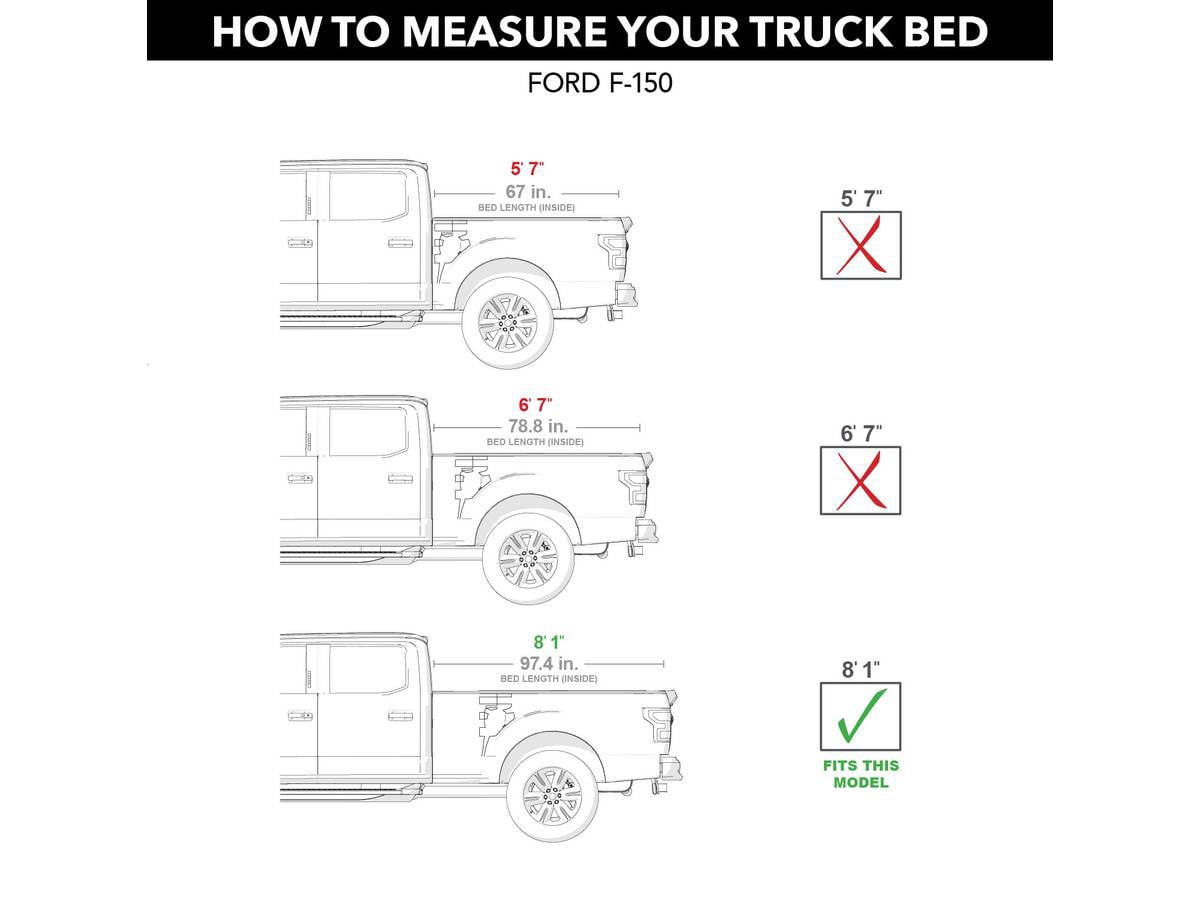 Truxedo by RealTruck Lo Pro Soft Roll Up Truck Bed Tonneau Cover | 598601 | Compatible with 2009 - 2014 Ford F-150 8' 1" Bed (97.4")