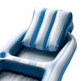 thumbnail image 6 of Sioweci Inflatable Lounger Float Pool Float with Backrest Cupholder Wear Resistant Extra Large Thick PVC Pool Float for Adult Blue, 6 of 10