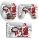 thumbnail image 1 of RV 3 uds., fundas de baño navideñas de Papá Noel, alfombrillas de baño Rojo Verde, 1 of 5