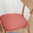 thumbnail image 4 of BrowQuartz Chair Cushion Dining Chairs Non Slide Kitchen Sofa Seat Mat with Ties Soft Stool Backrest Pad Home Office Dorm Bar Black, 4 of 6