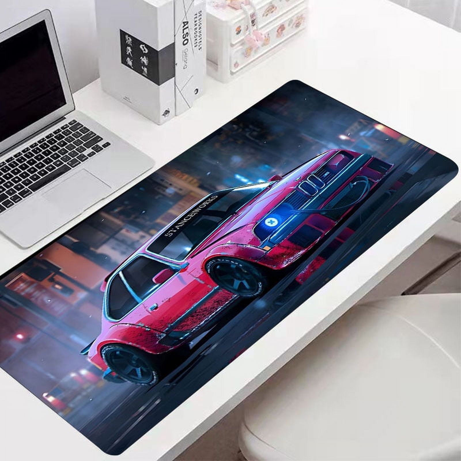 Upgrade Your Gaming Setup with this Large Anti-Slip Car Racing Sports Car Creative Mouse Pad!