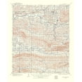thumbnail image 3 of USGS 12x14 Black Modern Framed Museum Art Print Titled - Winding Stair Oklahoma Quad - USGS 1960, 3 of 5