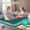 thumbnail image 4 of ODIKA 8'x10' Machine Washable Non-Slip Area Rug, Merry Twist Hearth Adornment High Traffic Rug, White, 613251, 4 of 5