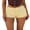 Apricot, variant on Women Y2k Ruffle Lace Shorts Summer Elastic Waist Layered Slim Fit Casual Mini Shorts Club Streetwear