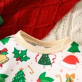 thumbnail image 4 of GCETTIC Pajamas For Girls Girls Cotton Blend Pajama Set Loose Long Sleeve Top Elastic Jogger Night Pants Green,9-12 Months, 4 of 9