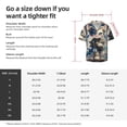 thumbnail image 5 of Kdxio Men's Hawaiian Shirt for Men Short Sleeve Shirt Exotic Blue Cat Summer Casual Holiday Beach Button Down T-Shirts, 5 of 5