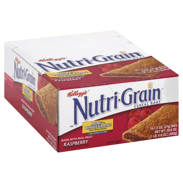 NutriGrain, KEB35845, Keebler Fruity Cereal Bars, 16 / Box