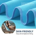 thumbnail image 6 of PiccoCasa Microfiber Quick Dry Sand Free Beach Travel Towel 30"x60" Sky Blue, 6 of 7