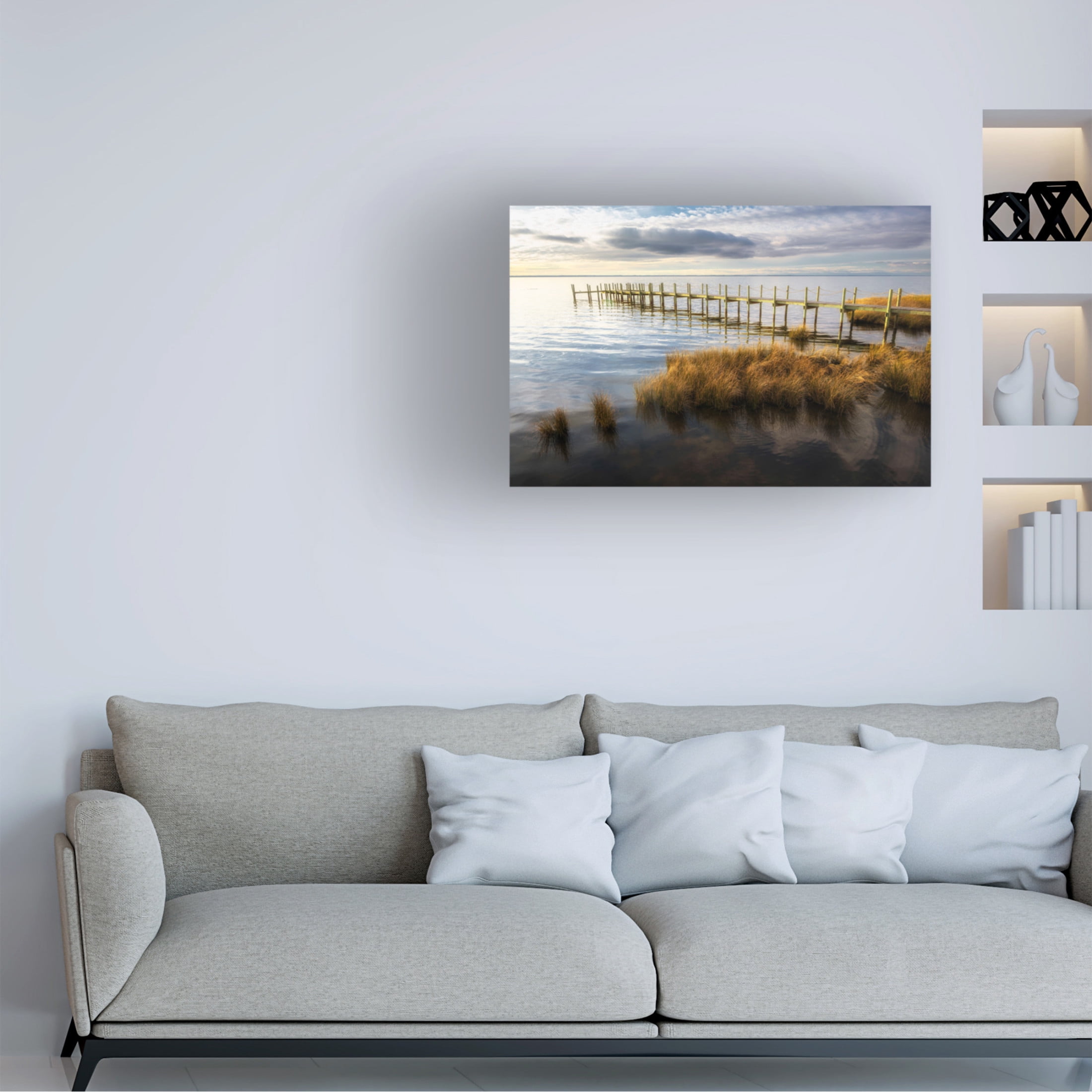 Canvas Wall Art - Danny Head 'On the Sound II' Wall Art for Living Room, Bedroom, or Office Décor by Trademark Fine Art - 24 x 16 Inches
