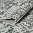 thumbnail image 5 of Loomaknoti Rhane Afrey 2' x 3' Gray Abstract Indoor Accent Rug, 5 of 9